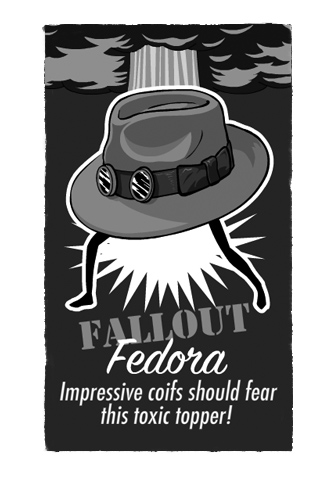 Impressive coifs should fear this toxic topper. Fallout Fedora