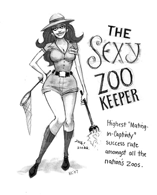 Highest "Mating-In-Captivity" success rate amongst all the nation's zoos. The Sexy Zookeeper